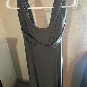 Calvin Klein Backless Gray Dress